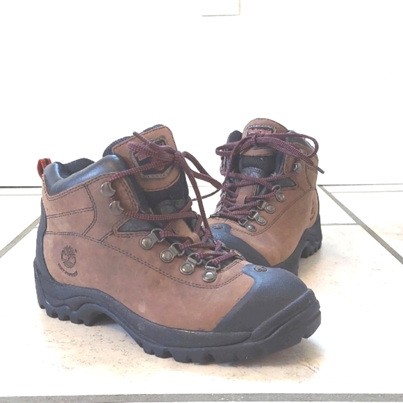 Timberland Boots, Size‎ 7.5, Leather, Waterproof, Ankle Cushion, Tie Up Hooks - Picture 1 of 10